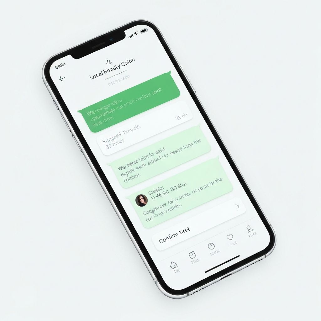 Chatbot do Salão Pro respondendo automaticamente no WhatsApp